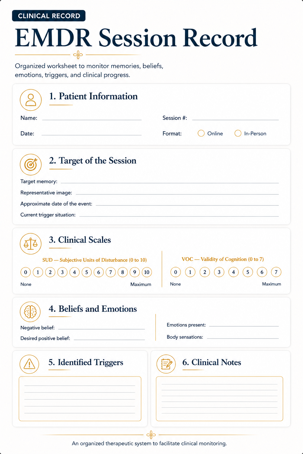 Clinical Sheets