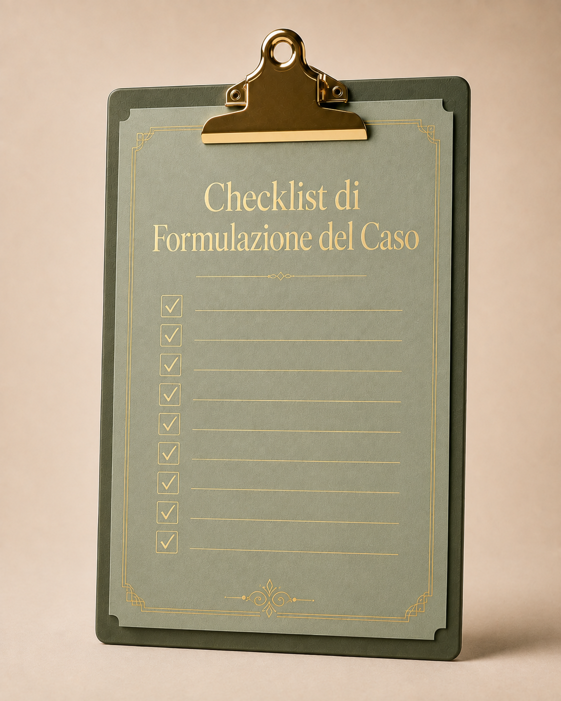 Checklist di Formulazione del Caso